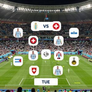 Argentina vs Switzerland: Phân tích chiến thuật trận Tứ kết World Cup 2026